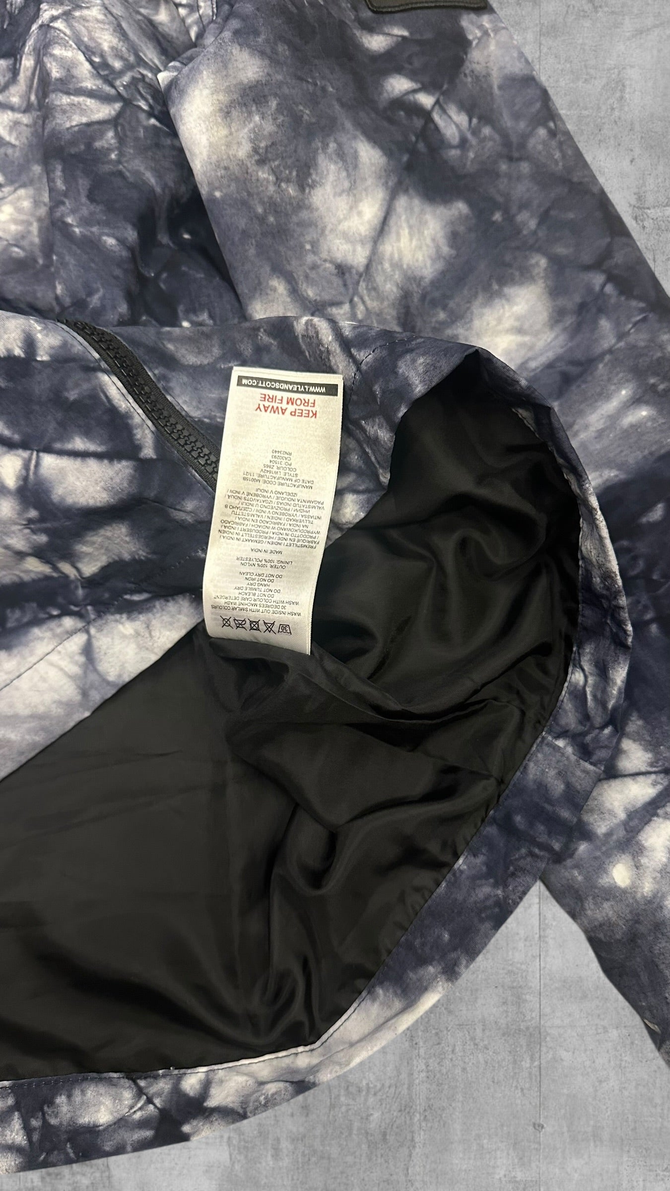 Lyle & Scott Windbreaker Regenjacke Grau M