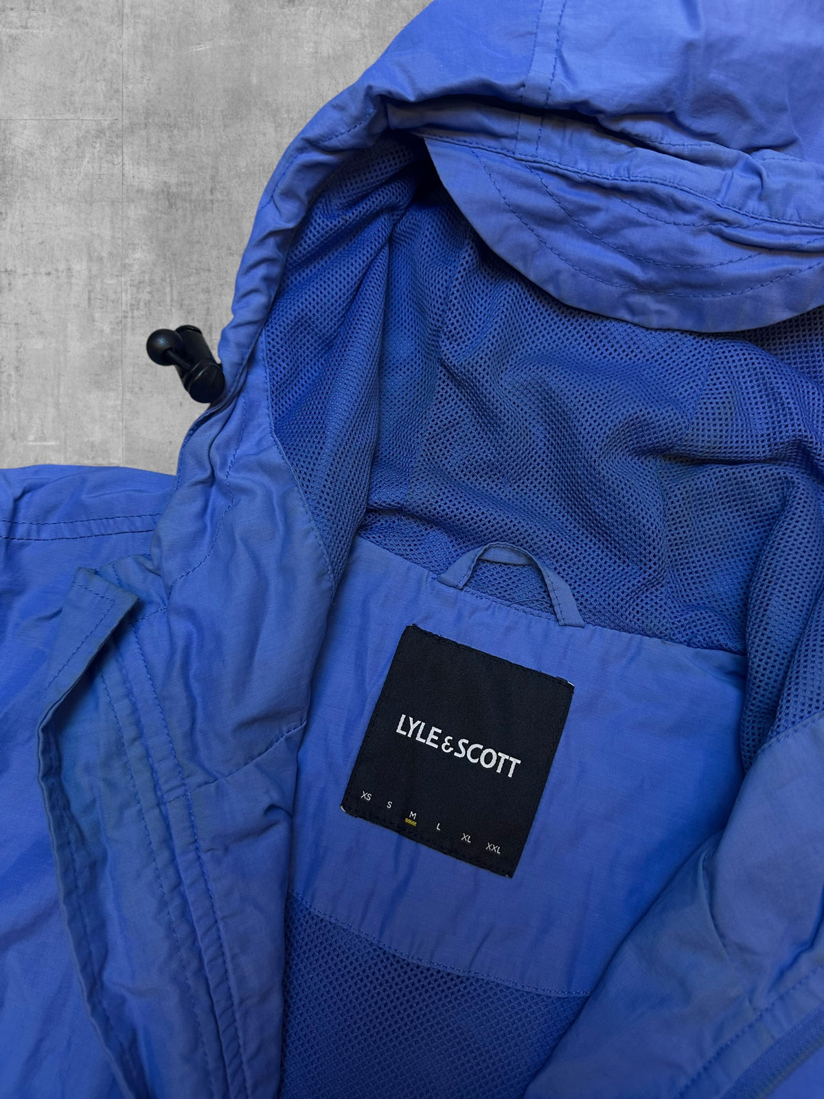 Lyle & Scott Rain Jacket Windbreaker Blue M