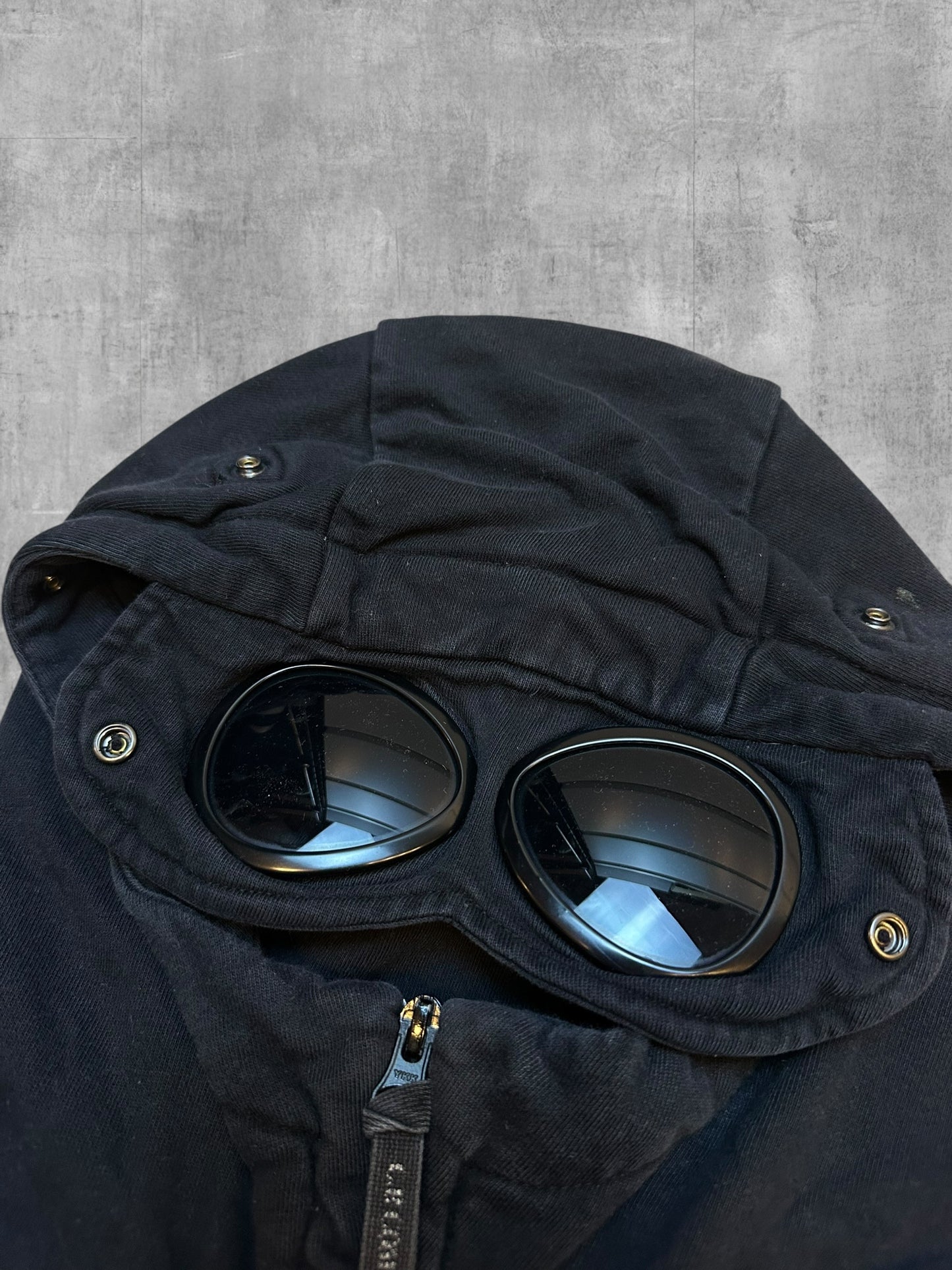 C.P. Company Goggle Sweatjacke Schwarz M