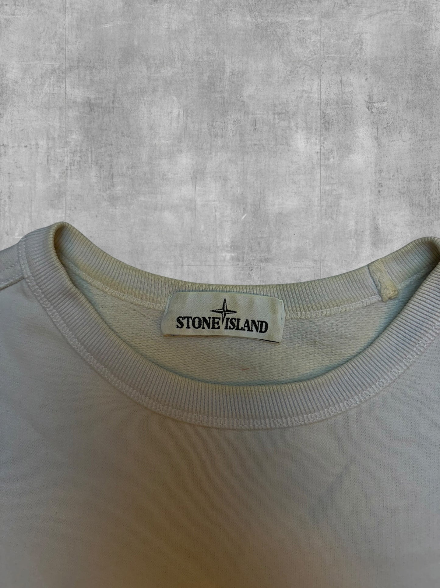 Stone Island Sweatshirt Weiß S