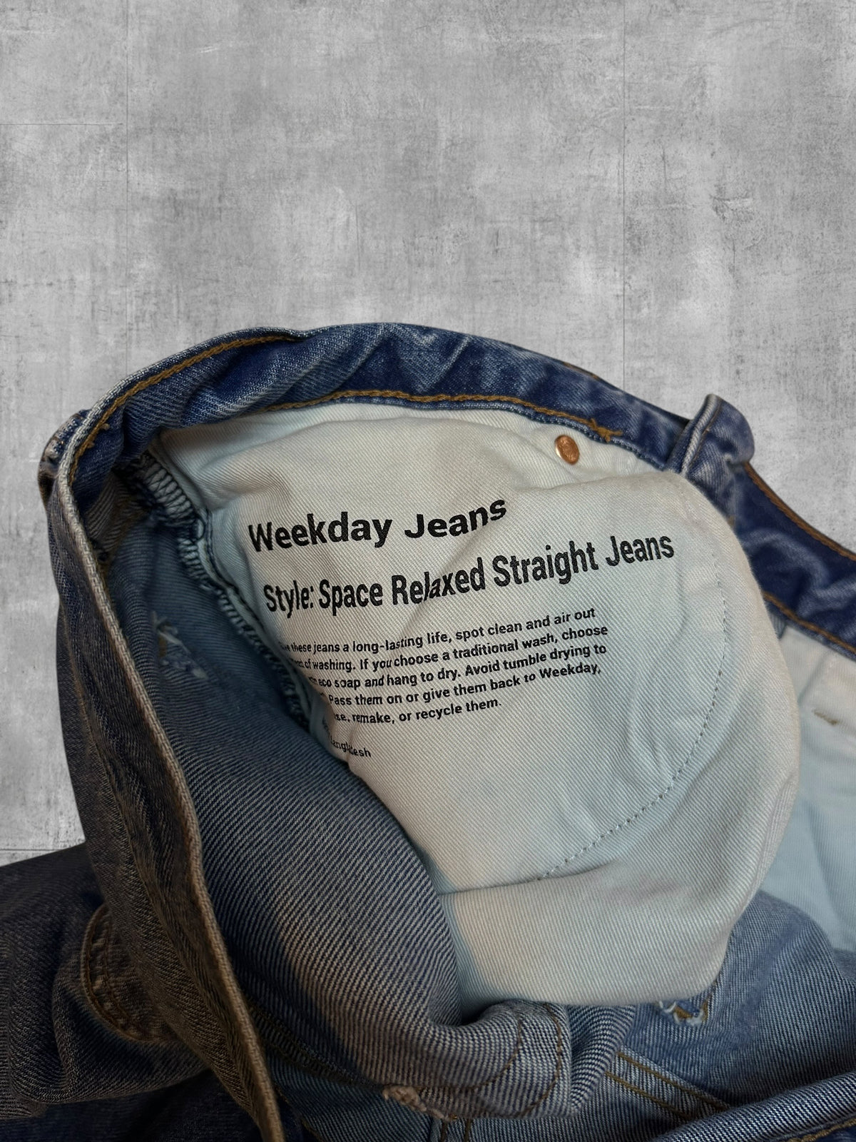 Weekday Straight Fit Jeans W32 L33