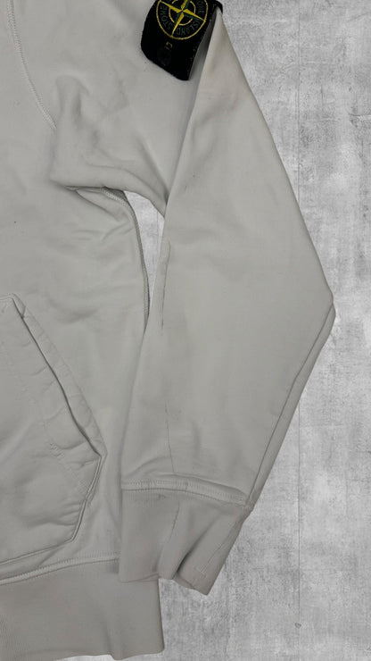 Stone Island Zip Sweatshirt Jacke Weiß S
