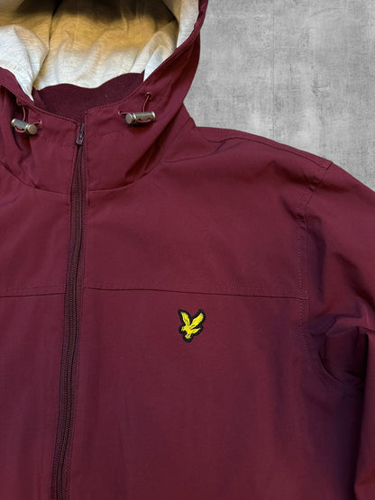 Lyle & Scott Regenjacke Übergangsjacke Weinrot L