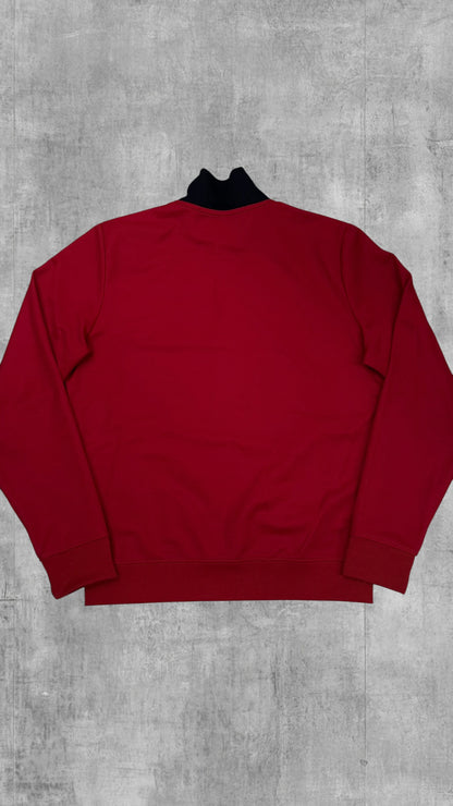 Fred Perry Vintage Trainingsjacke Rot Weiß Schwarzblau M