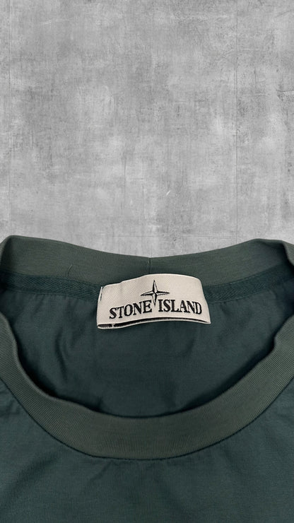 Stone Island T-Shirt Dunkelgrün XXL