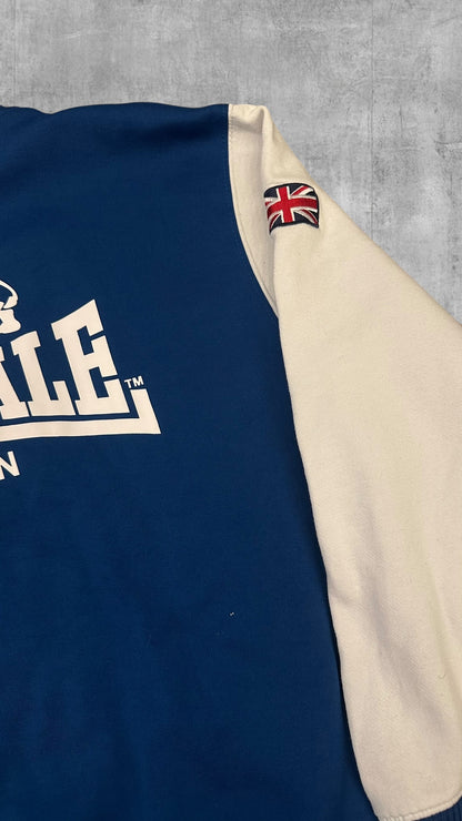 Lonsdale London Backprint Collage Jacke Blau Weiß L