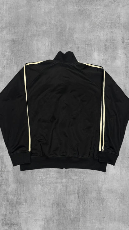 Fred Perry Vintage Trainingsjacke Taped Schwarz Weiß XL