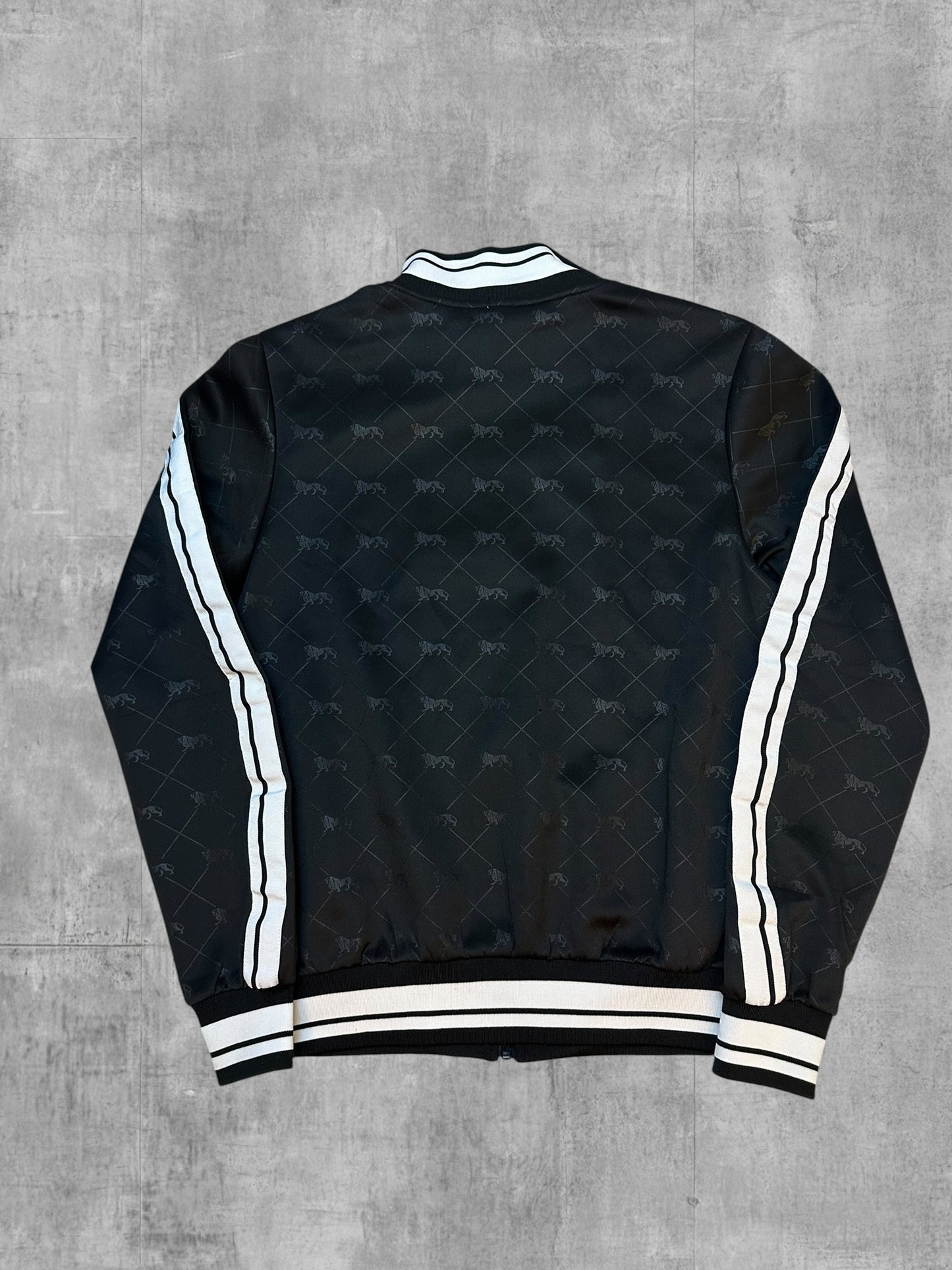 Lonsdale London Monogam Trainingsjacke Schwarz Weiß S