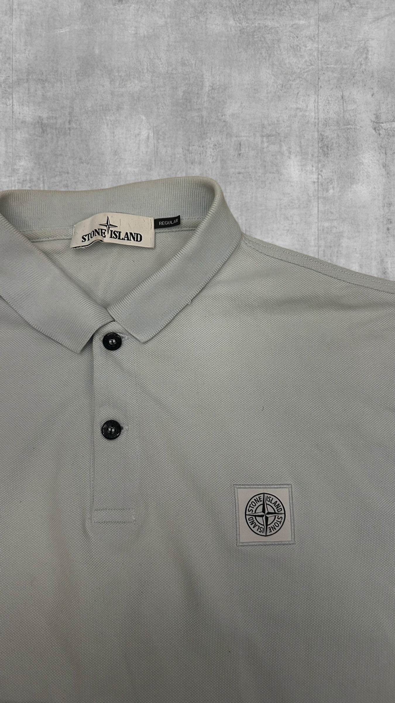 Stone Island Polo Shirt Türkis L