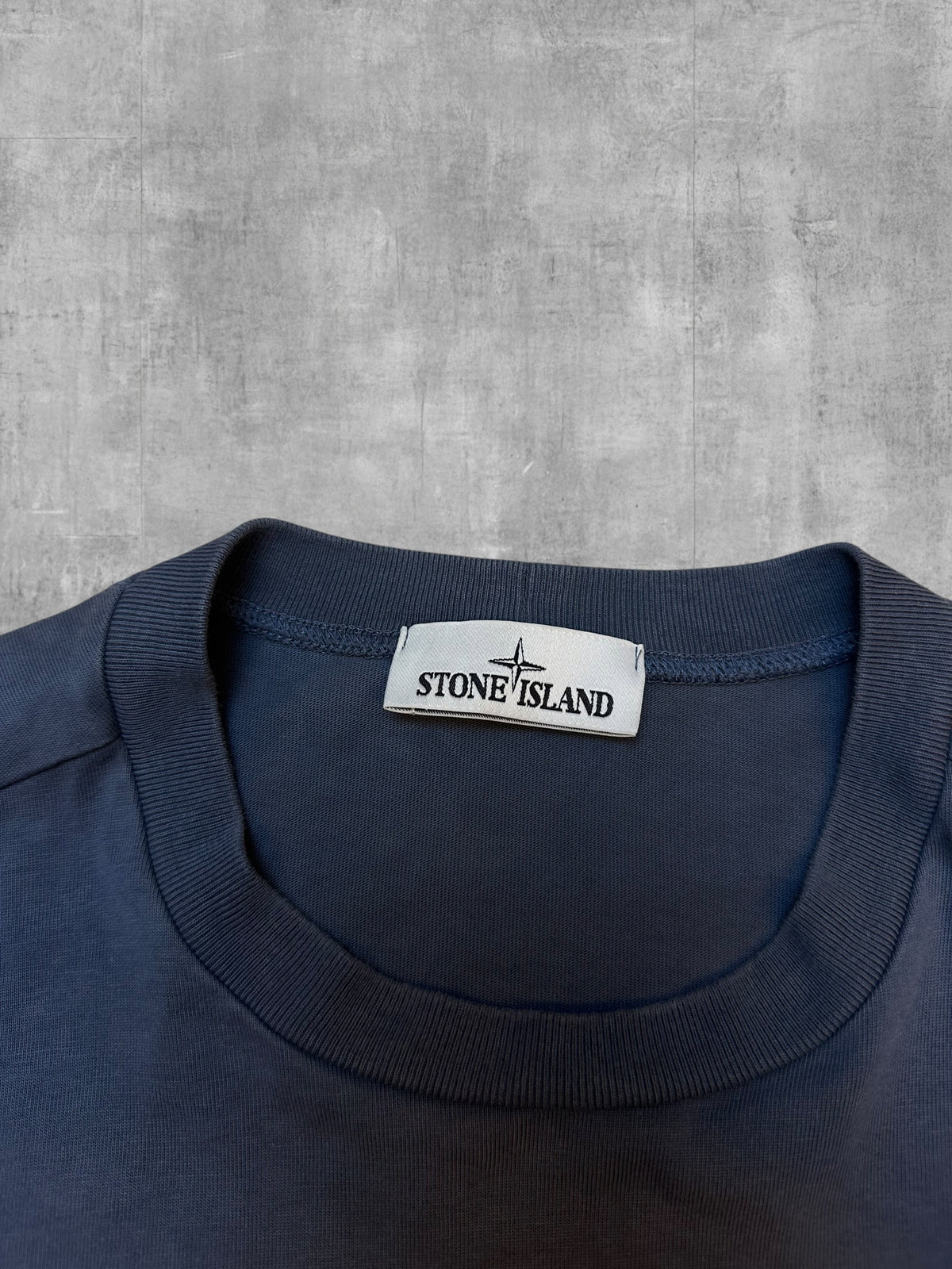 Stone Island Sweatshirt Navy Blue Grey L