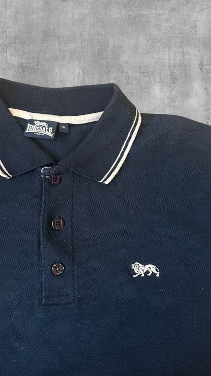 Lonsdale London Polo Shirt Schwarzblau M