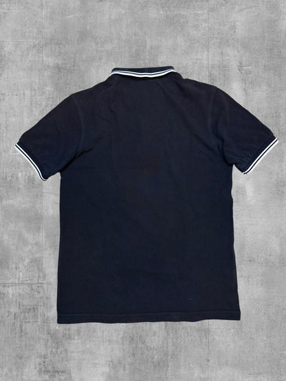 Fred Perry Polo Shirt Schwarz Weiß S Slim Fit