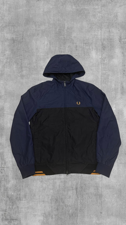 Fred Perry Regenjacke, Übergangsjacke Navy Blau Schwarz S