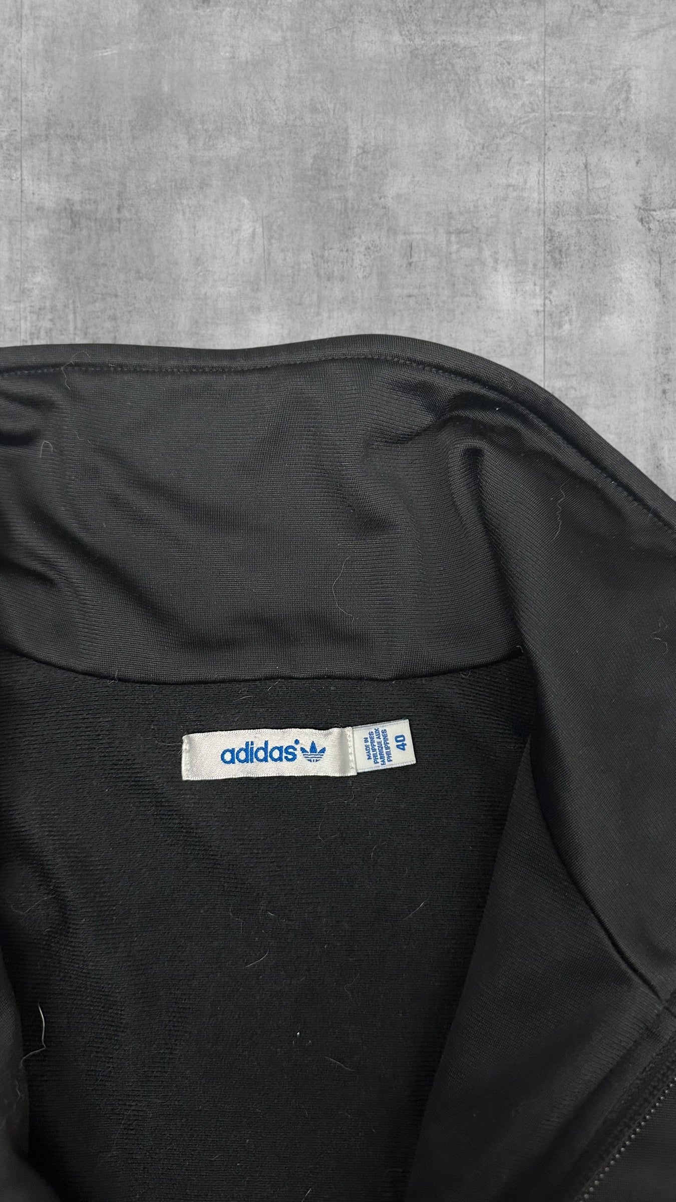Adidas Backprint Firebird Trainingsjacke Schwarz Gold S - M