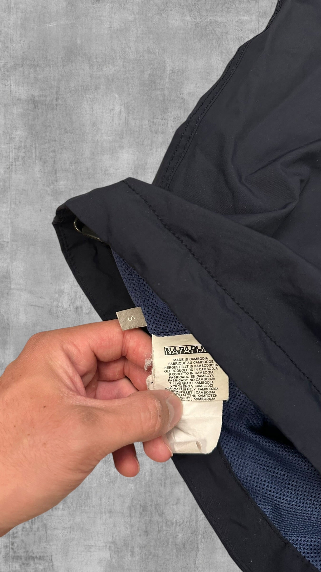 Napapijri Windbreaker Regenjacke Navy Blau S