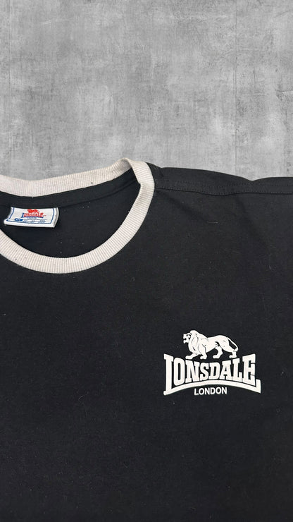 Lonsdale London T-Shirt Schwarz Weiß XL