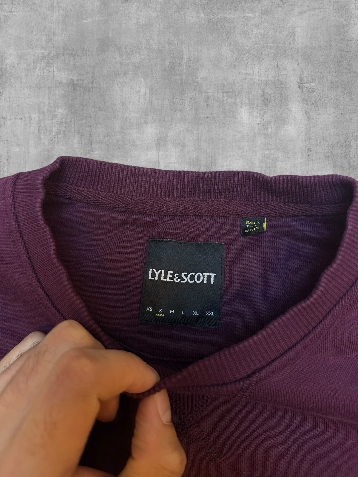 Lyle & Scott Sweatshirt Burgundy S