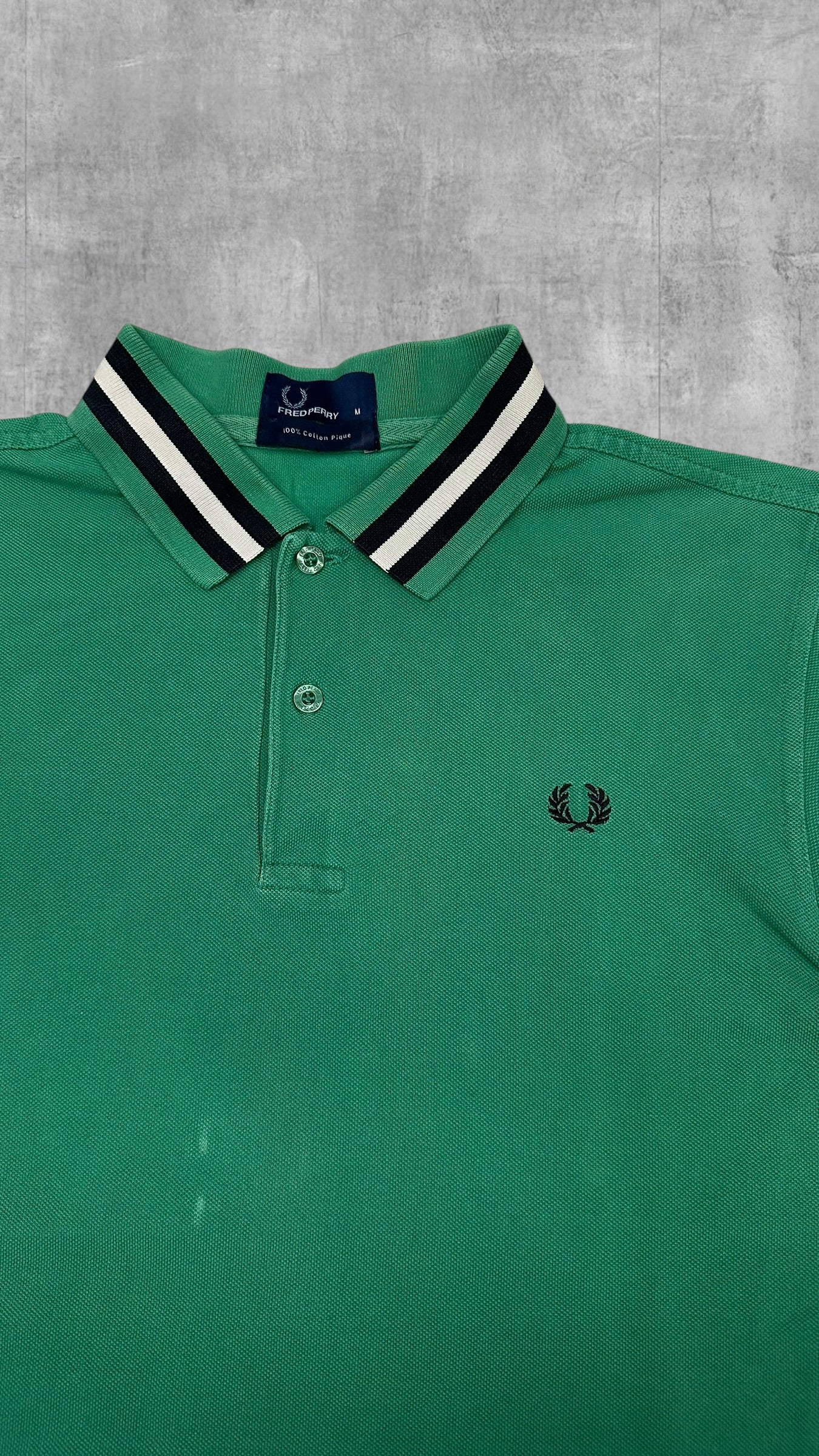 Fred Perry Polo Shirt Grün M