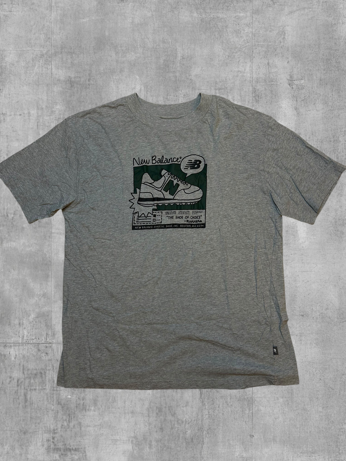 New Balance Vintage T-Shirt Grau M
