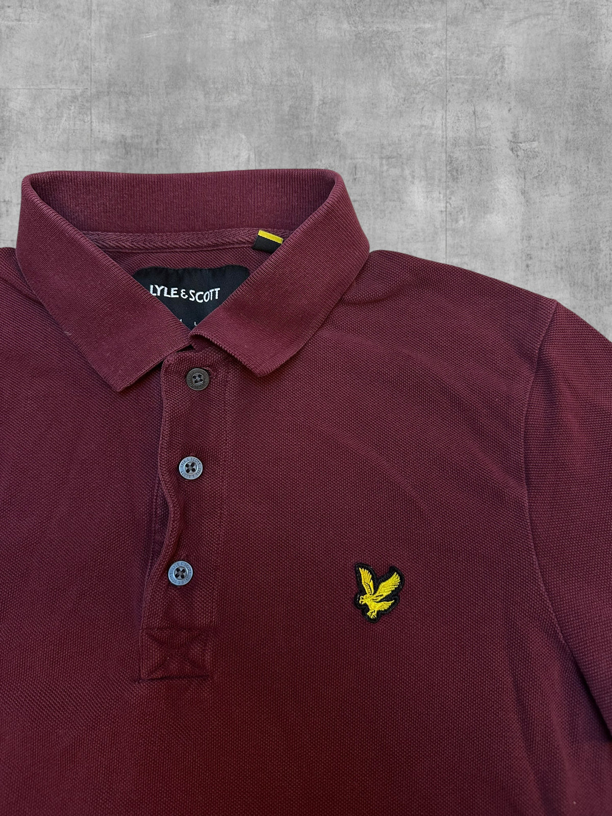 Lyle & Scott Polo Shirt Weinrot S