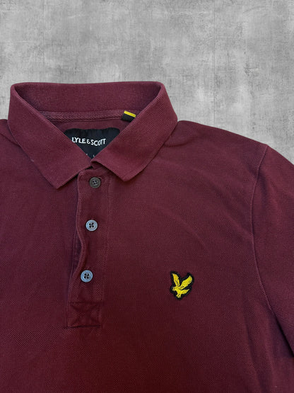 Lyle & Scott Polo Shirt Weinrot S