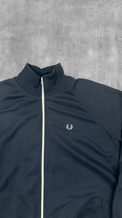 Fred Perry Trainingsjacke Dunkelgrau L