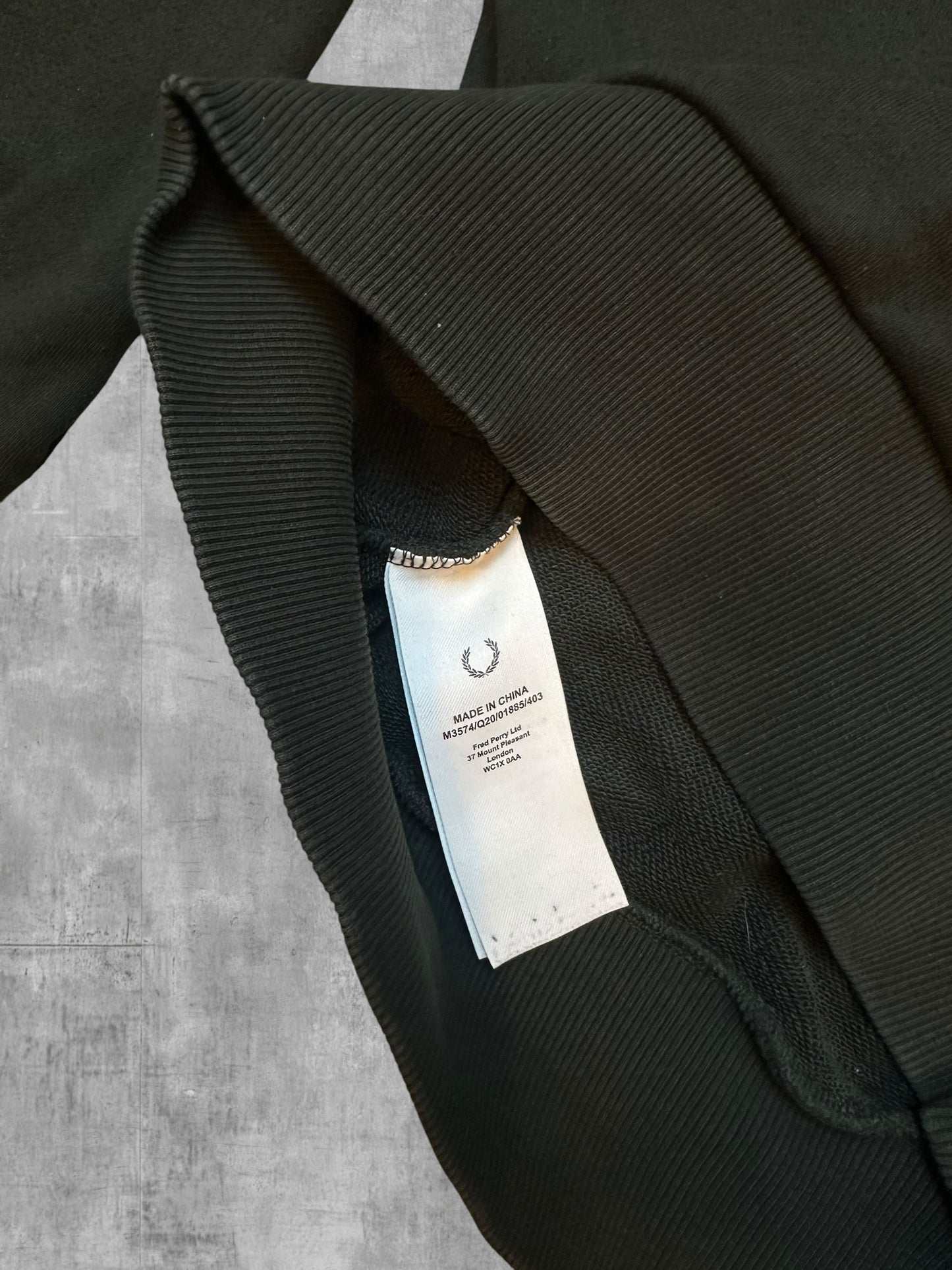 Fred Perry Half / Quarter zip Pullover Dunkelgrün S