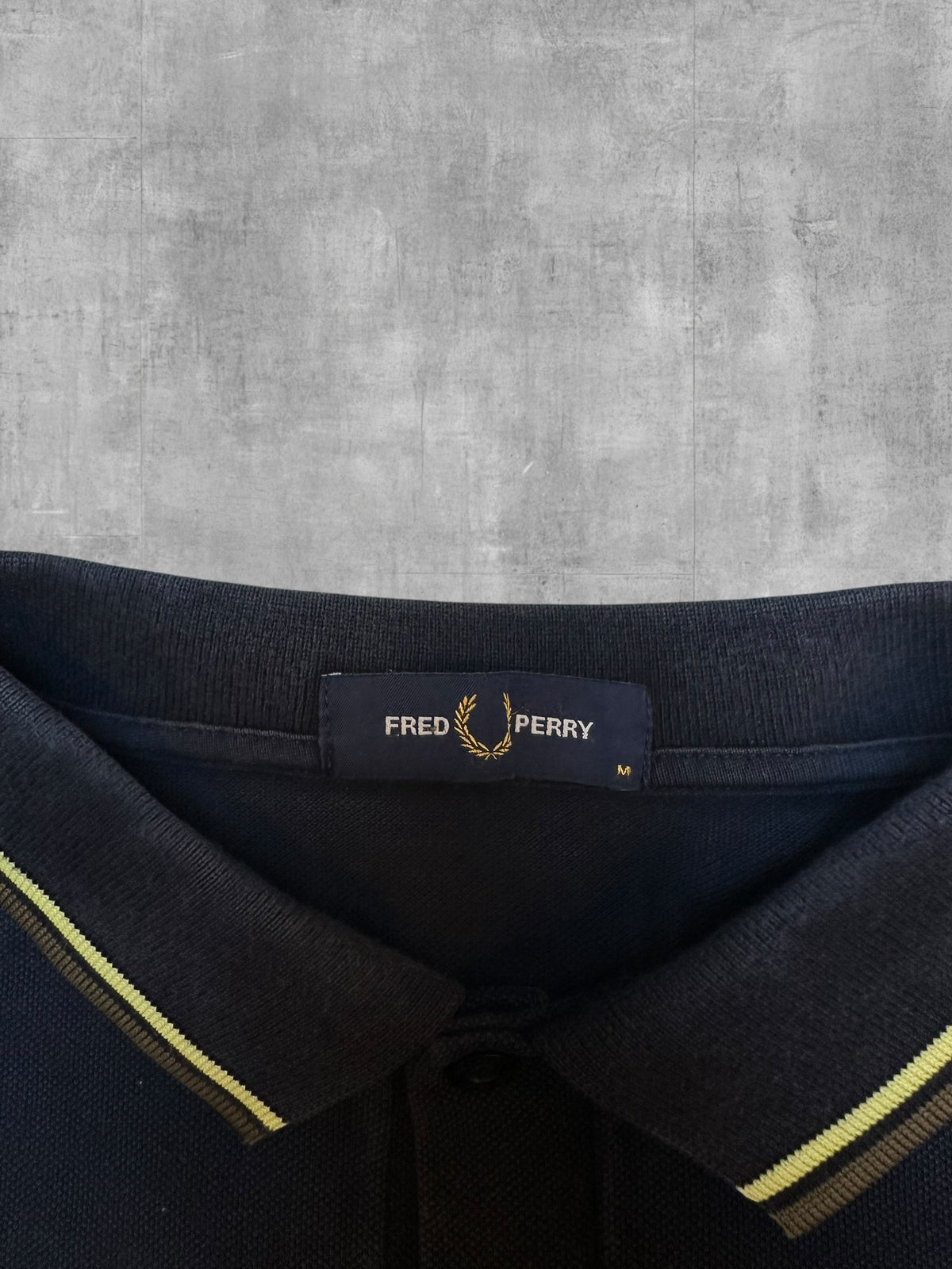 Fred Perry Polo Shirt Black Bronze M