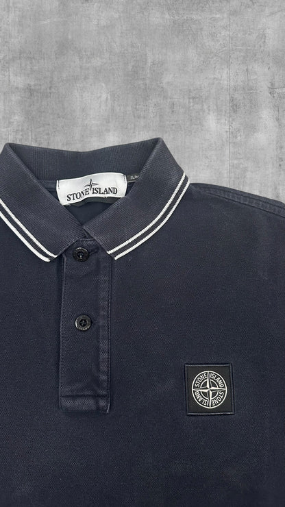 Stone Island Polo Shirt Schwarz S Slim Fit