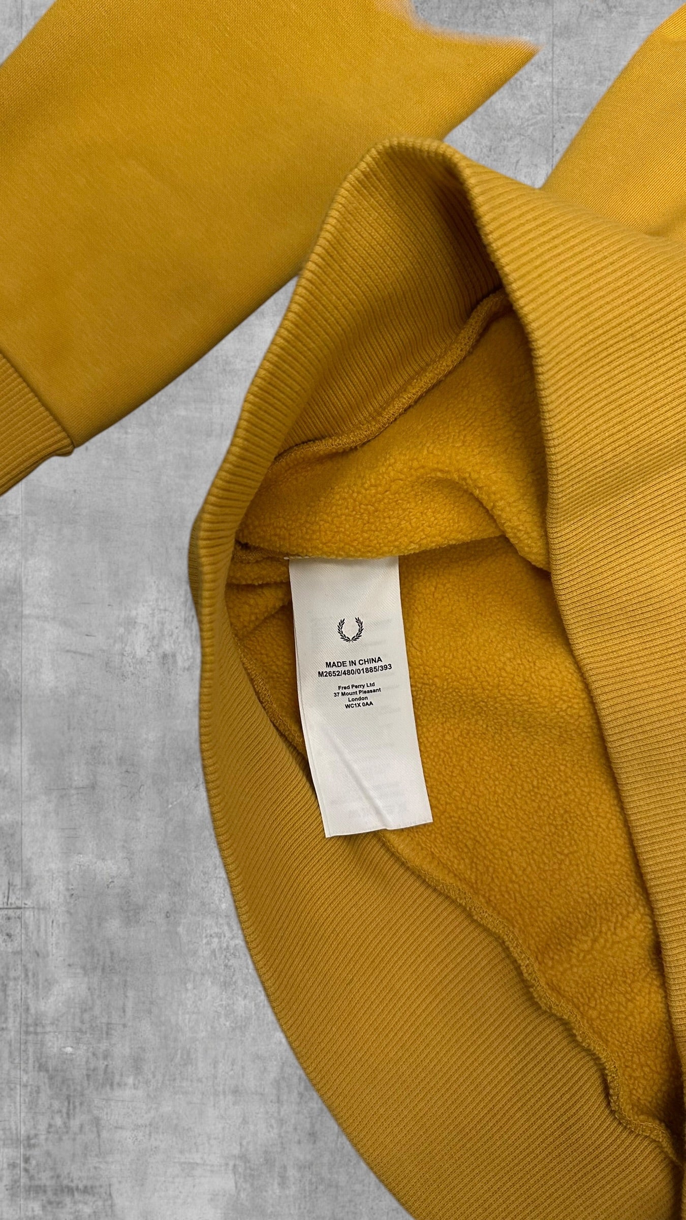 Fred Perry Sweatshirt Ocker M