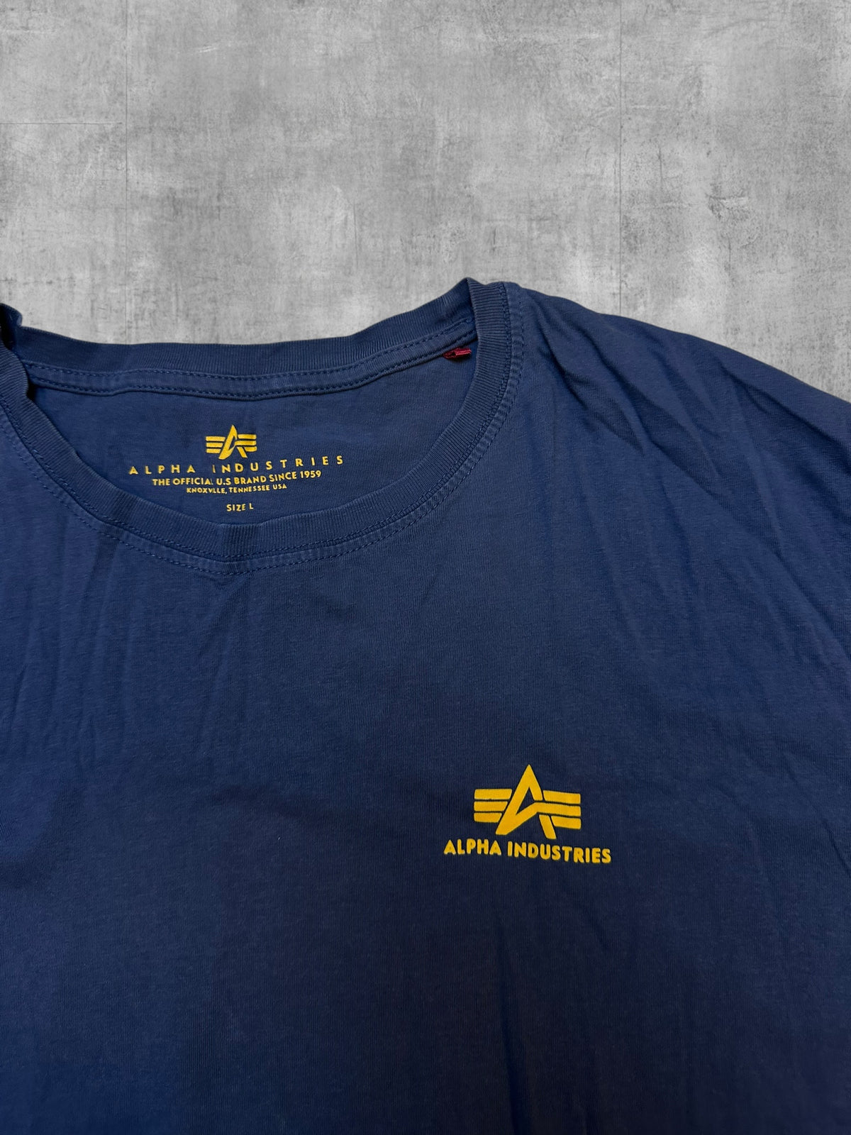 Alpha Industries T-Shirt Navy Blau L