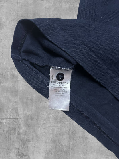 Fred Perry Polo Shirt Schwarz Blau M