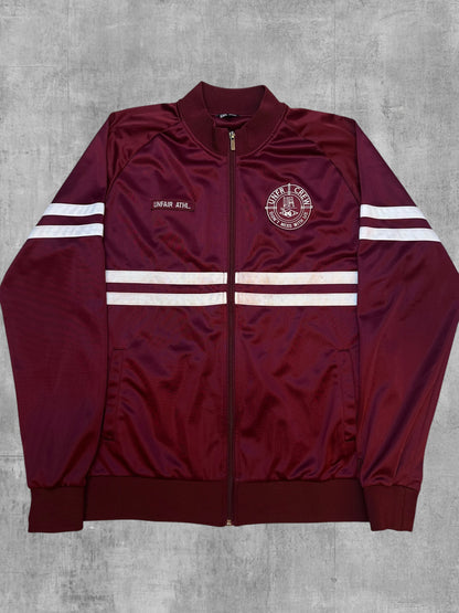 Unfair Athletics Trainingsjacke Weinrot Weiß XL