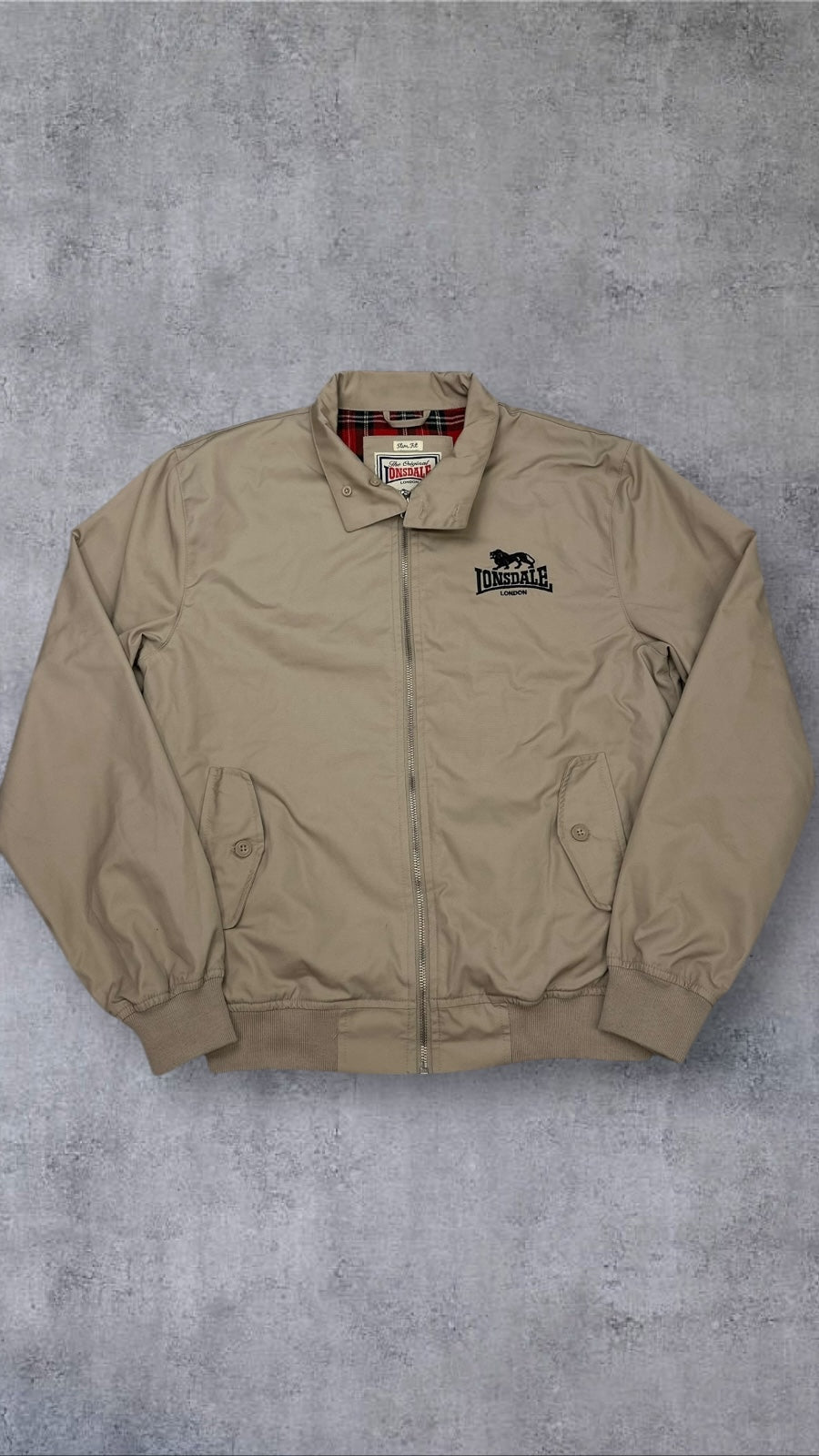 Londsdale London Bomberjacke Beige M