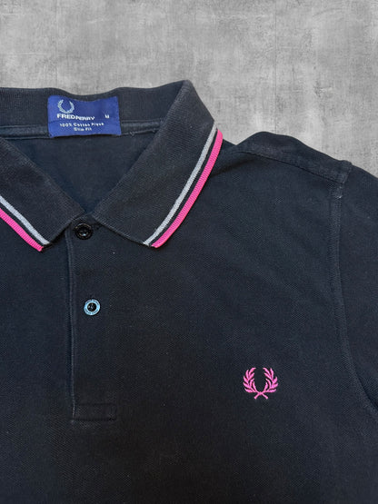 Fred Perry Poloshirt Schwarz M