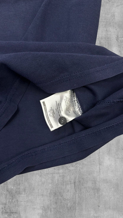 Lyle & Scott Langarm Polo Shirt Navy Blau S