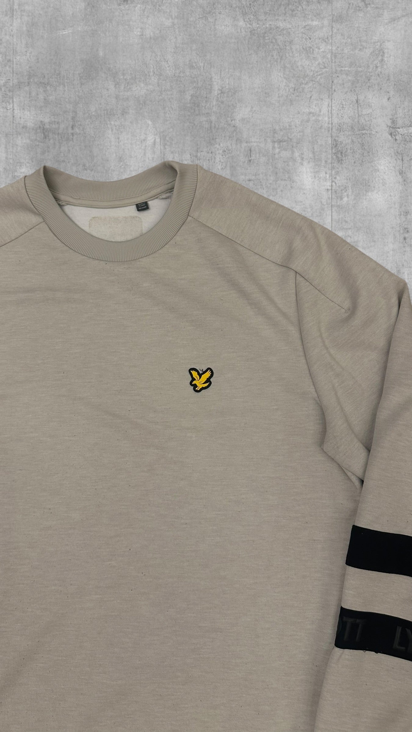 Lyle & Scott Sweatshirt Creme Weiß L