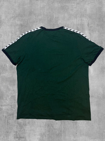 Fred Perry T-Shirt Taped Dunkelgrün XL