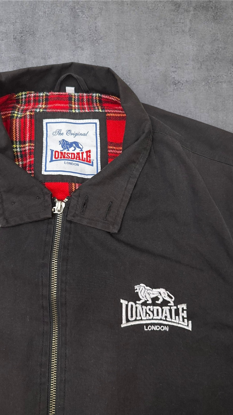 Londsdale London Bomberjacke Schwarz L