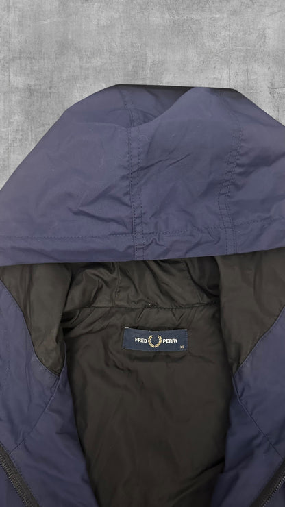 Fred Perry Regenjacke, Übergangsjacke Navy Blau Schwarz S