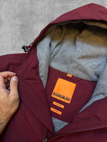 Napapijri Jacke Windbreaker gefüttert Weinrot M