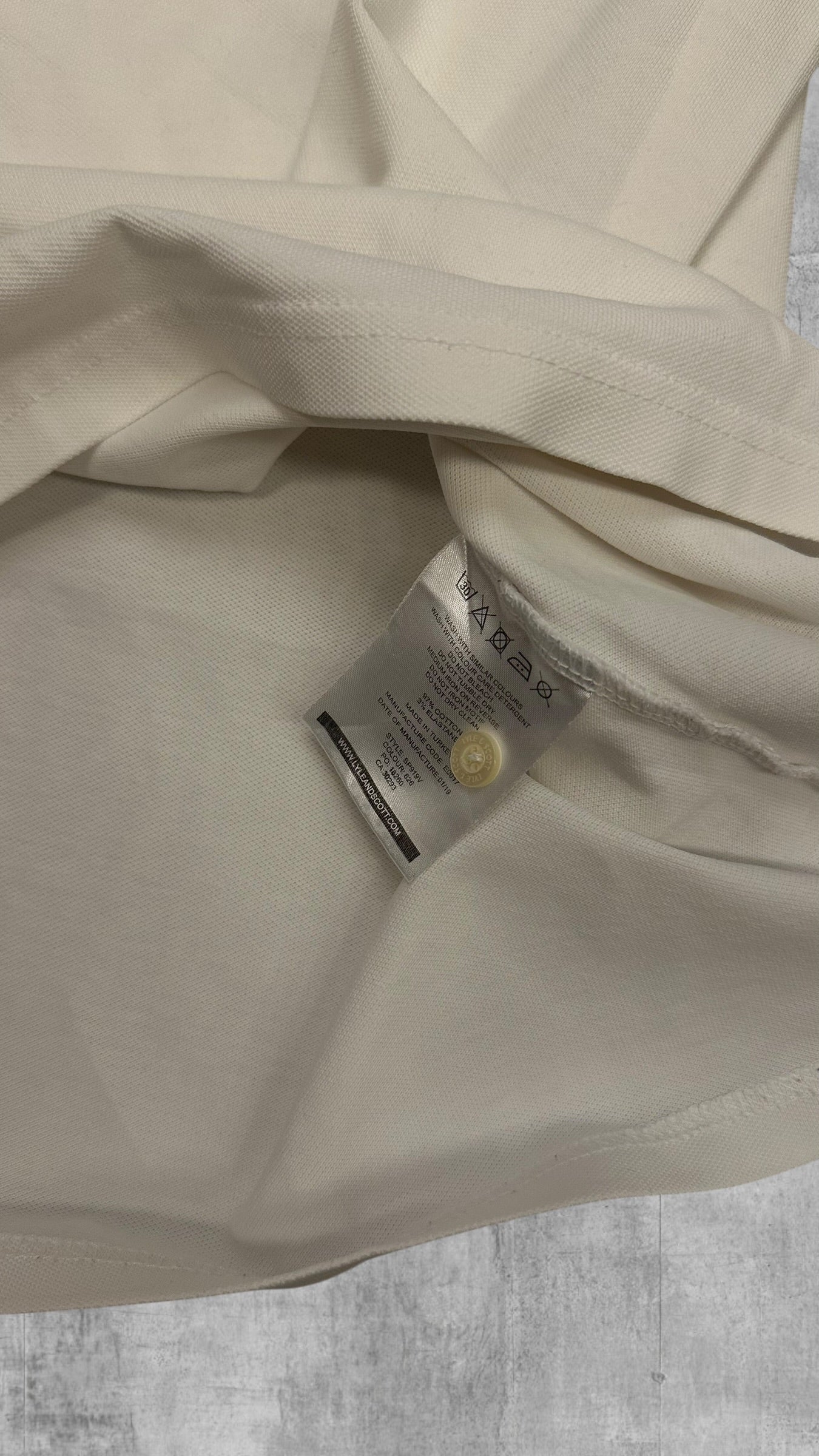 Lyle & Scott Polo Shirt Weiß L