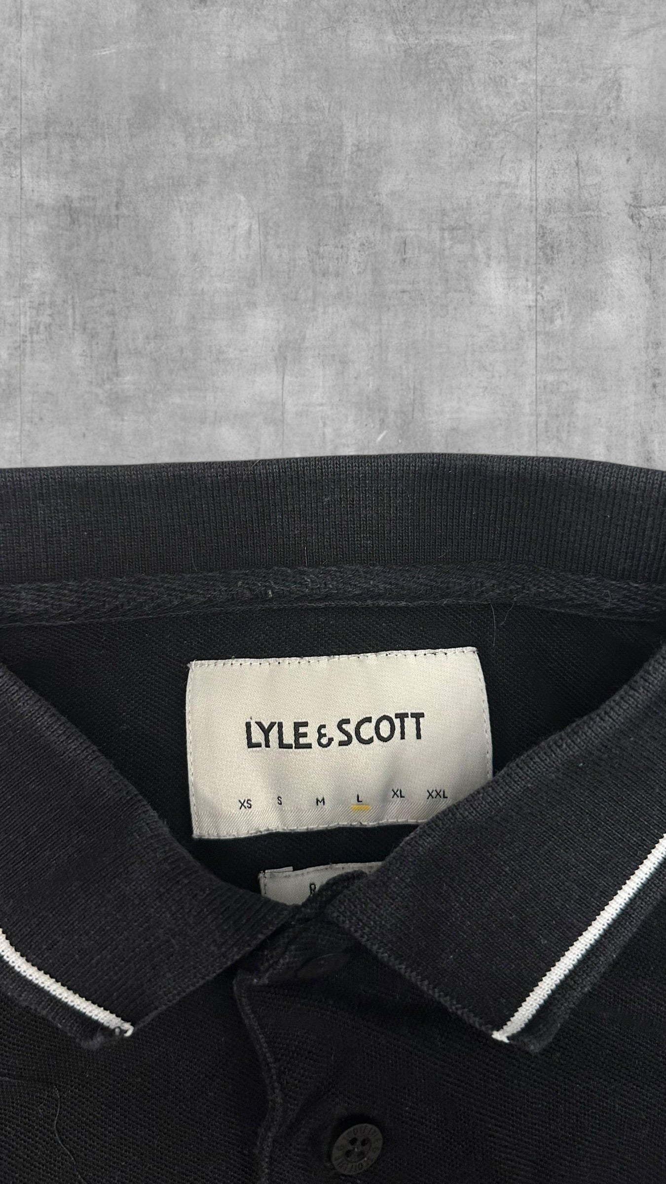 Lyle & Scott Polo Shirt Schwarz L