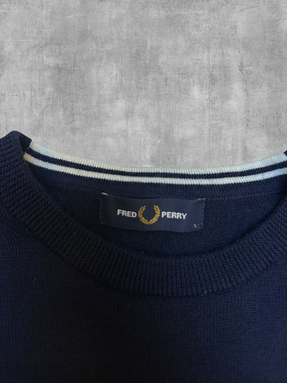 Fred Perry Sweatshirt Navy Blau L