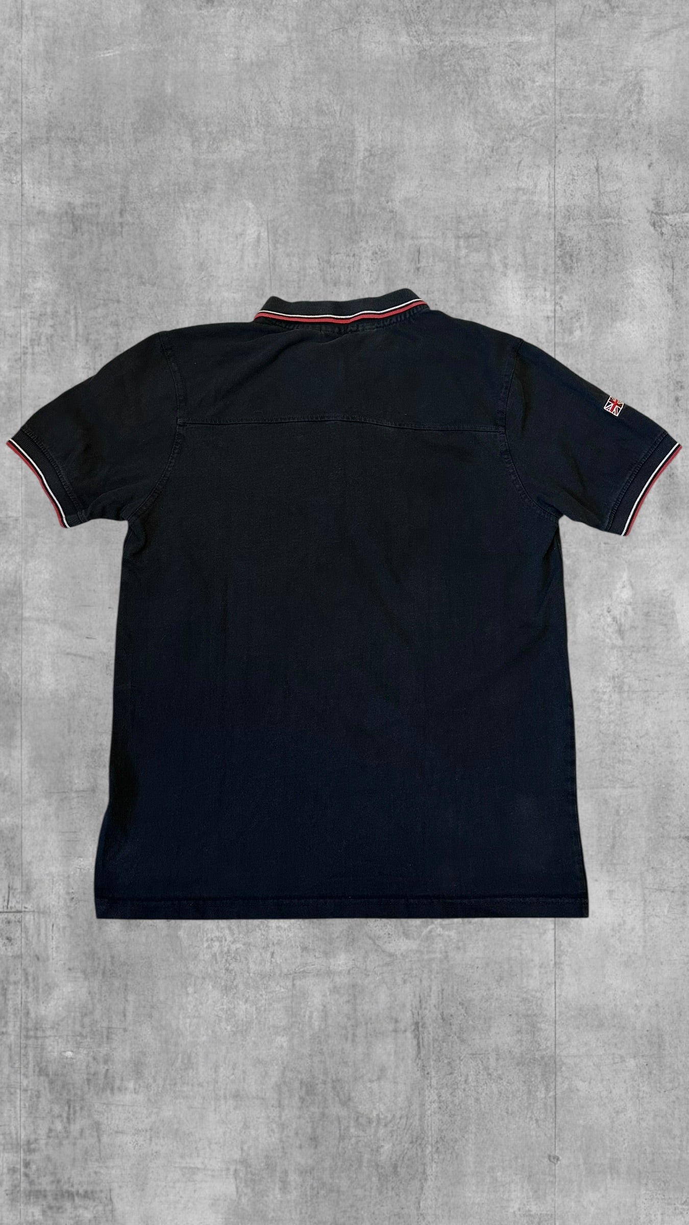 Lonsdale London Polo Shirt Schwarz Rot M