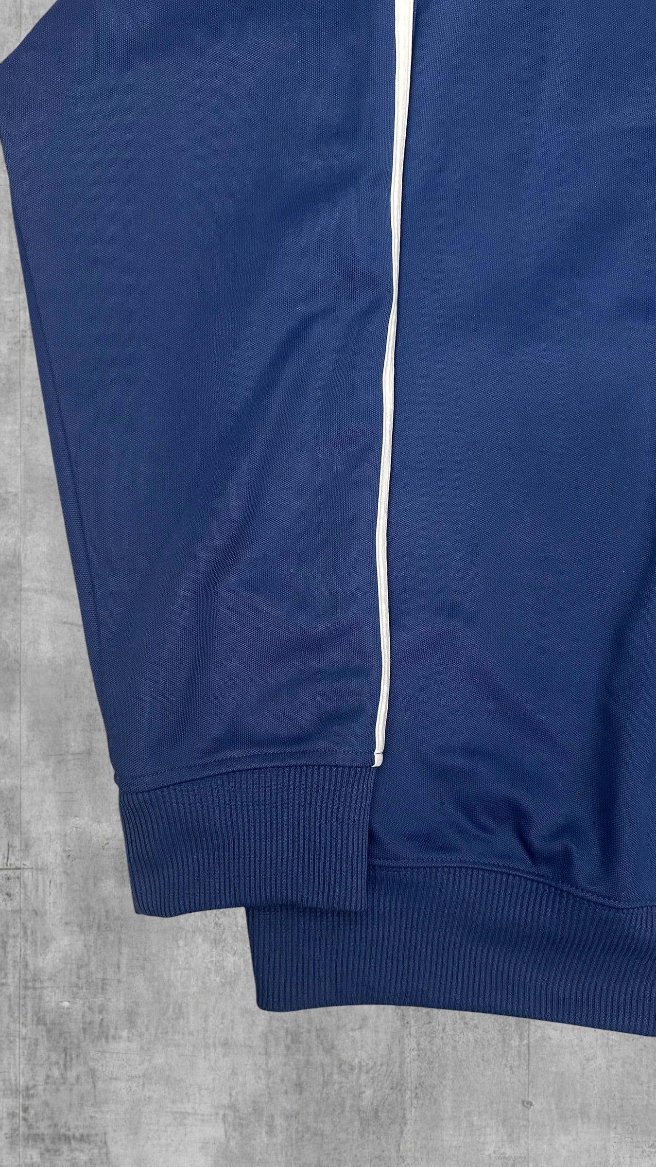Fred Perry Vintage Trainingsjacke Taped Dunkelblau Weiß L
