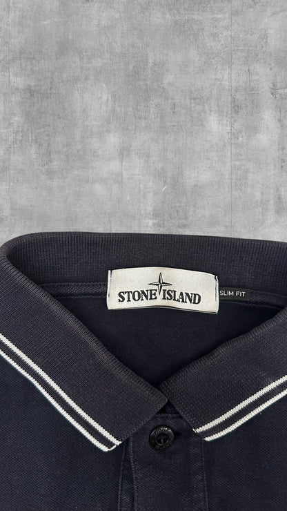 Stone Island Polo Shirt Schwarzblau XL slim fit