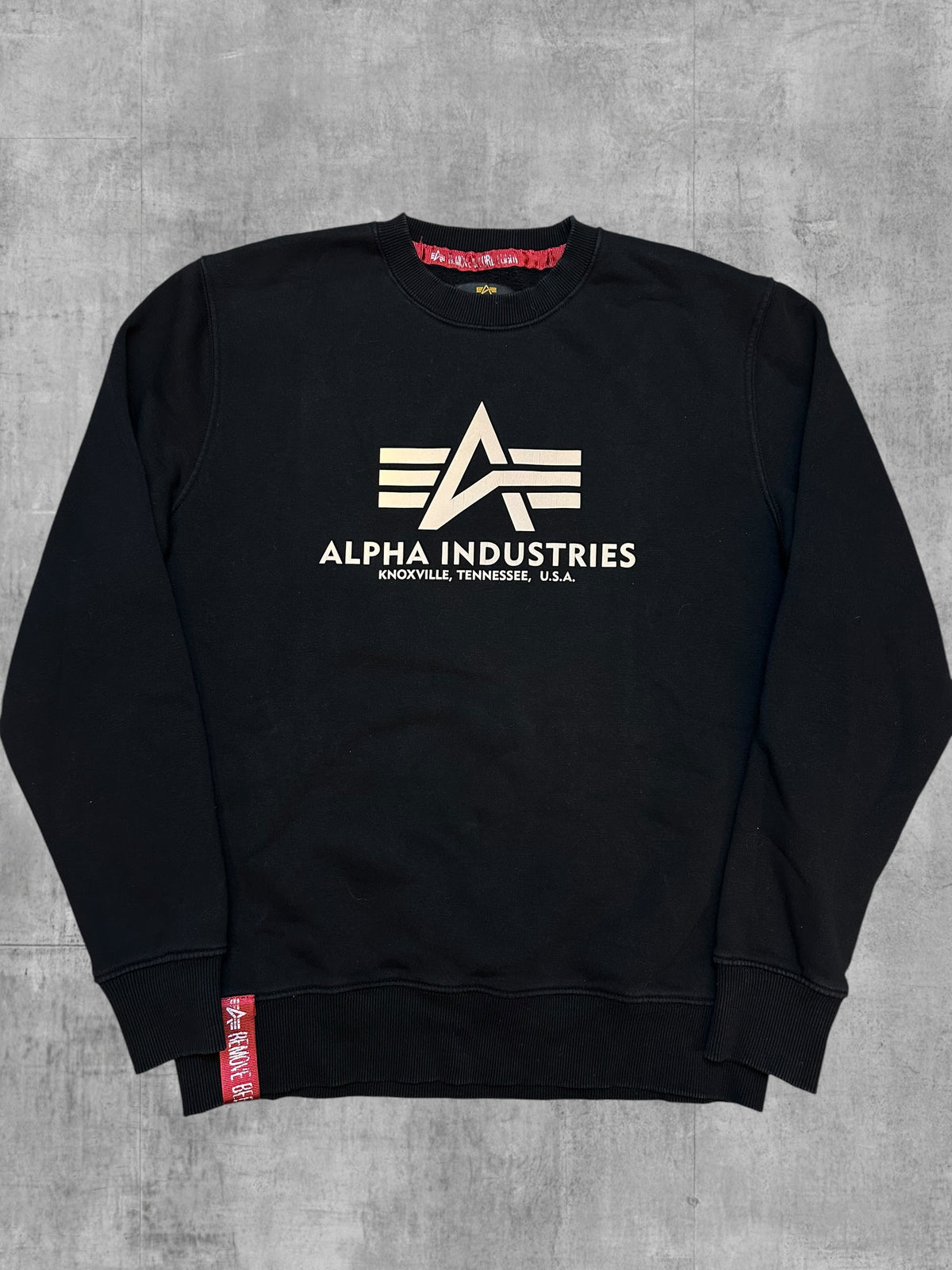 Alpha Industries Sweatshirt Schwarz S