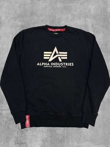 Alpha Industries Sweatshirt Schwarz S