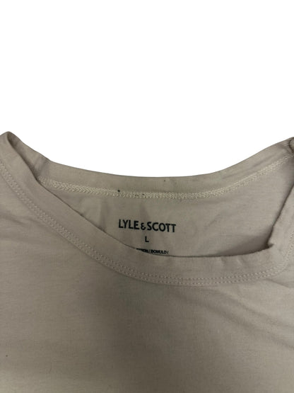Lyle & Scott T-shirt Creme Weiß L